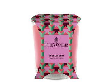 Price's vonná svíčka ve skle Bubbleberry - hoření 45h