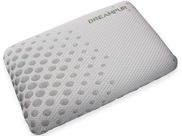 Anatomický polštář DREAMPUR® z latexové pěny Grey dots perforovaný 40x60cm