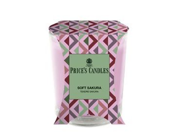 Price's vonná svíčka ve skle Soft Sakura - hoření 45h