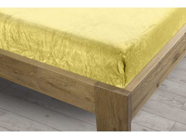 Homeville prostěradlo mikroplyš 90x200 cm vanilkově žlutá