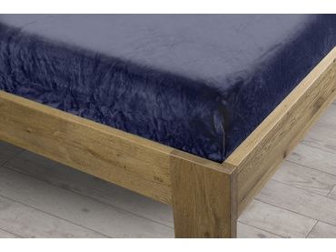 Homeville prostěradlo mikroplyš 90x200 cm tmavě modrá