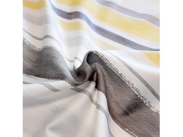 Bierbaum povlečení bavlněný satén 3327 Stripe Yellow 140x200/70x90 cm