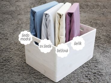 Bierbaum flanelové prostěradlo Grafit - tm. šedá