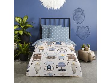 Povlečení Good Morning 100% bavlna Chuck 140x200/70x90 cm