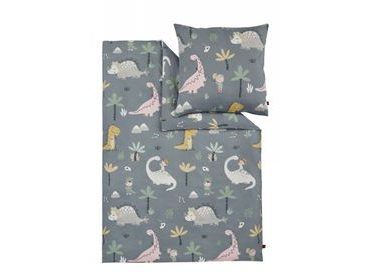 s.Oliver Junior povlečení bavlněný satén Dino 4689 140x200/70x90 cm