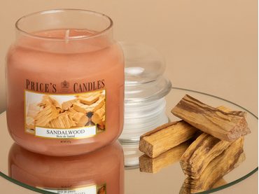 FRAGRANCE vonná svíčka ve skle Santalové dřevo - hoření 45h