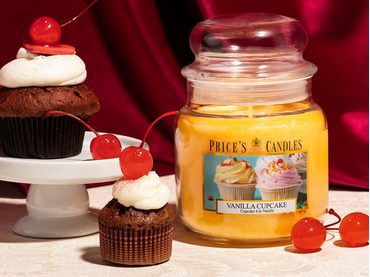 FRAGRANCE vonná svíčka ve skle Vanilkový cupcake - hoření 45h