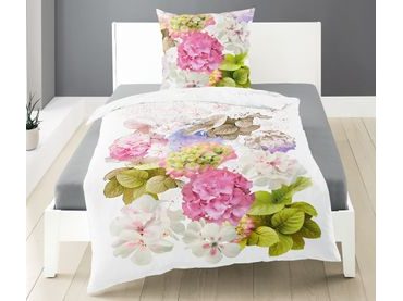 Bierbaum povlečení bavlněný satén 5019D Hydrangea 140x200/70x90 cm
