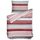 Bierbaum povlečení bavlněný satén 6699 Stripe Berries 140x200/70x90 cm