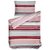 Bierbaum povlečení bavlněný satén 6699 Stripe Berries 140x200/70x90 cm