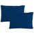 Povlak na polštář italské výroby 100% bavlna - 2 ks tmavě modrá