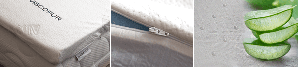 Memo-Gel vrchní matrace s detailem jádra