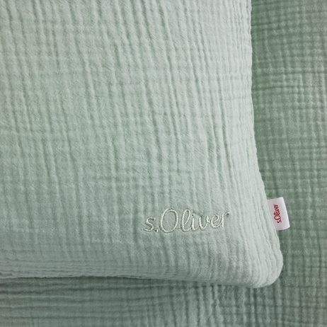 s.Oliver mušelínové povlečení 4790 Green 135x200/80x80 cm