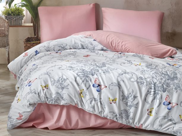 Cottonbox povlečení 100% bavlněné renforcé Cathi salmon