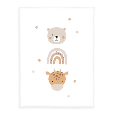 Dečka pro miminka Malí kamarádi 75x100 cm