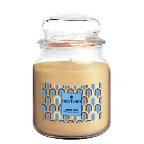 Price's MIDI vonná svíčka ve skle Citrus Rush - hoření 80h