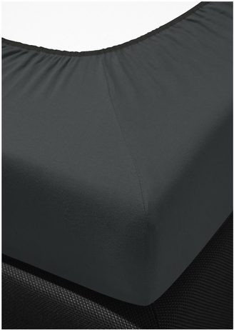 Bierbaum saténové prostěradlo Anthrazit - tmavě šedá