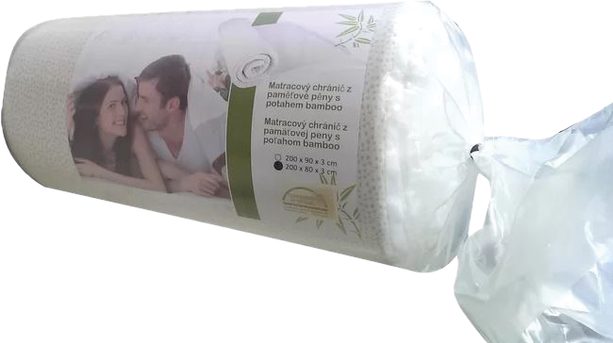 Vrchní matrace (přistýlky) VISCOPUR® bamboo 3,5 cm - výprodej rozměrů
