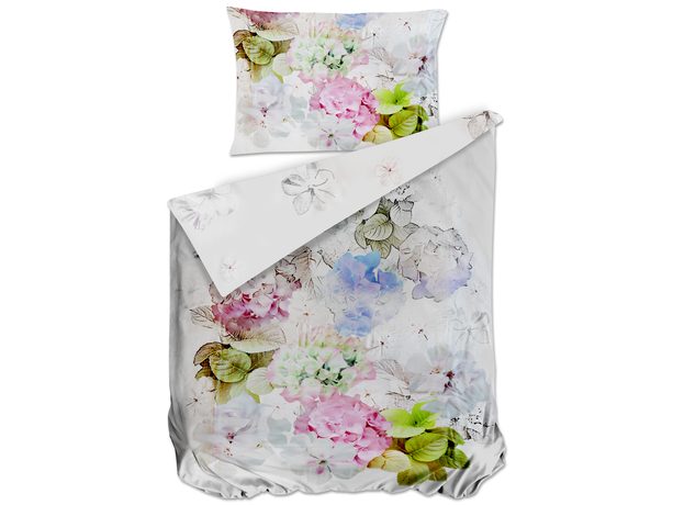Bierbaum povlečení bavlněný satén 5019D Hydrangea 140x200/70x90 cm