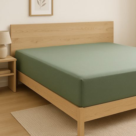 Prostěradlo Vandyck Jersey Supreme XXL 200-210x220 cm Olive