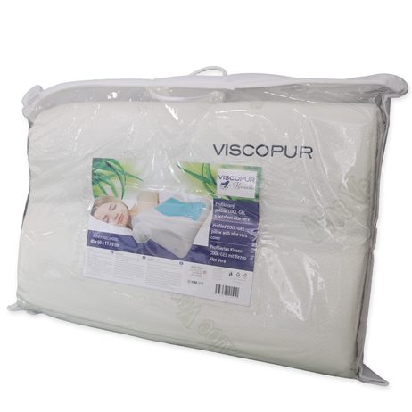 Anatomický polštář VISCOPUR® COOL GEL s gelovou vrstvou profilovaný