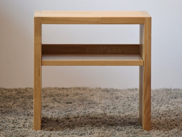 Noční stolek Kolnig dub cink - výstavní kus