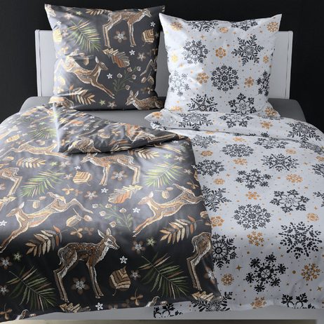 Bierbaum povlečení flanelové 3745 Doe 140x200/70x90 cm