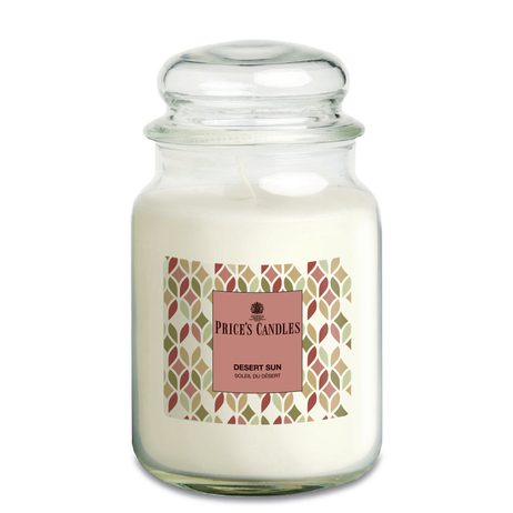 Price's MAXI vonná svíčka ve skle Desert Sun - hoření 130h