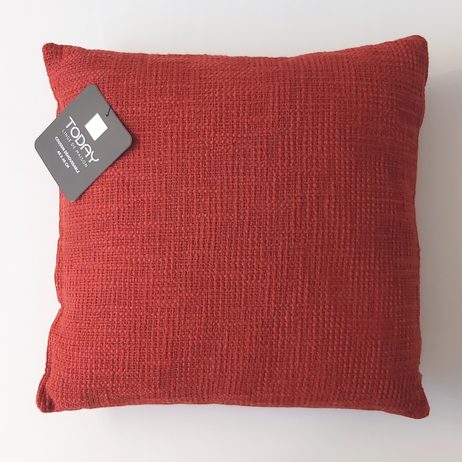 TODAY Desert Chic dekorační polštářek 40x40 cm Teracotta - červená