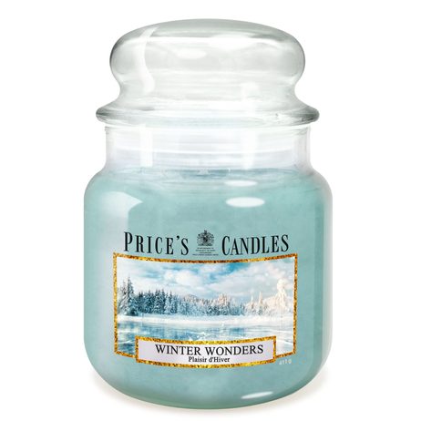 PRICE´S MIDI svíčka ve skle Winter Wonders - hoření 90h