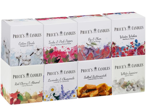 Maxi set vonných svíček ve skle - 8x45h