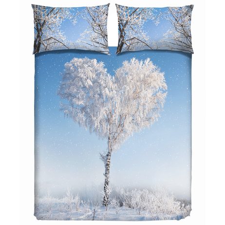 3D italské povlečení 100% bavlna Love tree