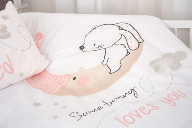 Povlečení pro miminka Králíček 100x135/40x60 cm