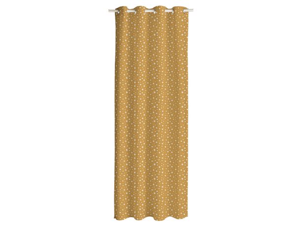 TODAY KIDS dekorační závěs s oky 140x240 cm - ocre