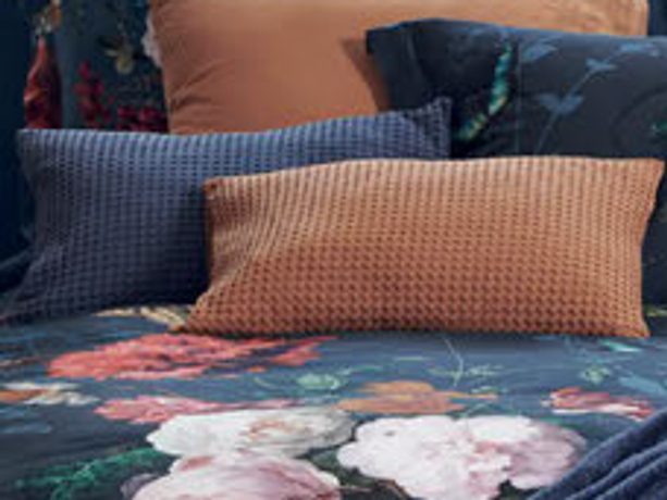 Vandyck Luxusní povlak na polštář Home Piqué waffle 40x55cm Cognac