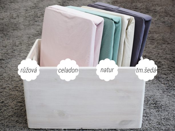 Bierbaum jersey prostěradlo růžová