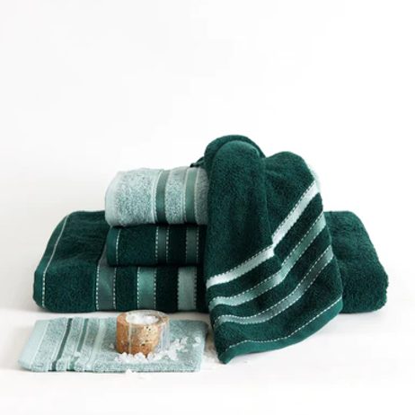 Vandyck Ručník Prestige Lines Dark green