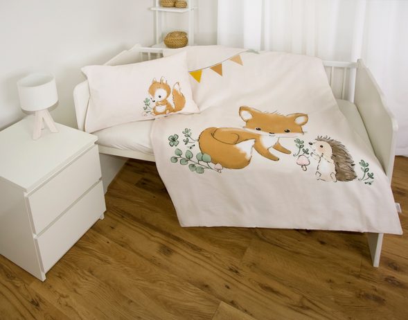Povlečení pro miminka Forest Friends 100x135/40x60cm