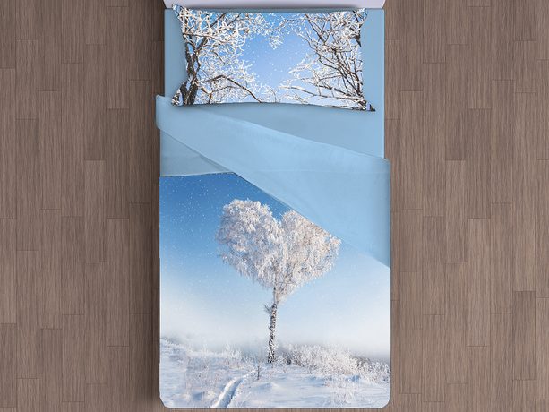 3D italské povlečení 100% bavlna Love tree