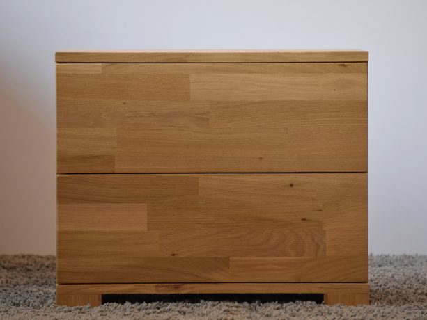 Noční stolek Lemvig dub cink - výstavní kus