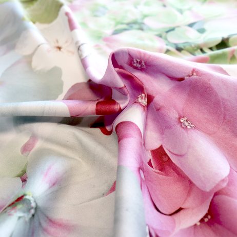 Bierbaum povlečení bavlněný satén 5019D Hydrangea 140x200/70x90 cm