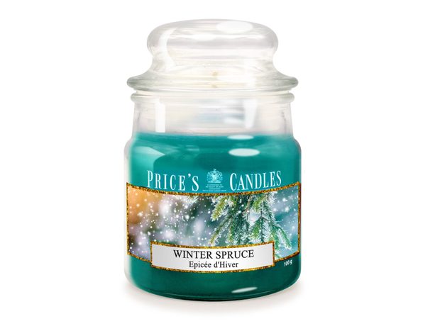 PRICE´S MINI vonná svíčka ve skle Winter spruce - hoření 30h