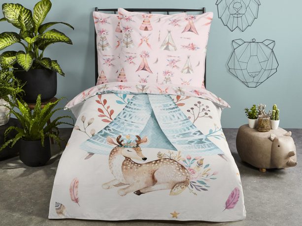 Povlečení Good Morning 100% bavlna Boho 140x200/70x90 cm