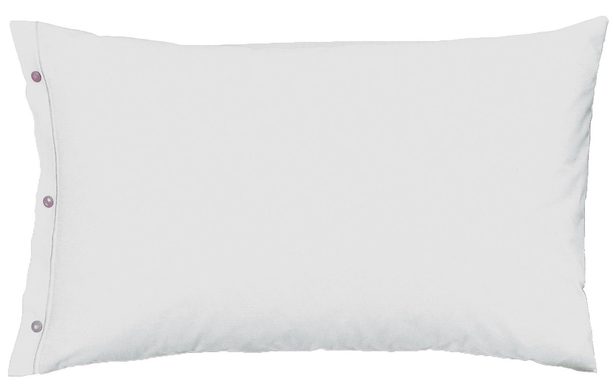 Povlak na polštář italské výroby 100% bavlna - 2 ks sv.šedá