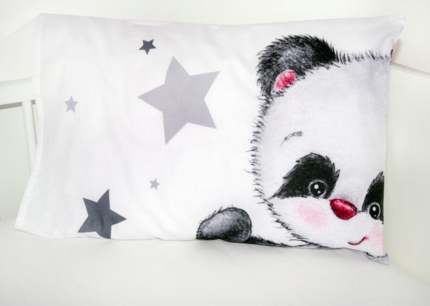 Povlečení pro miminka Panda hvězdičky 100x135/40x60cm