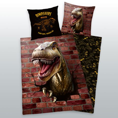 Povlečení 3D Dino 140x200/70x90cm