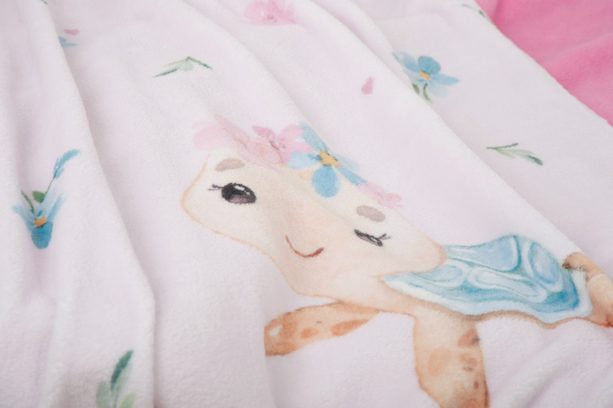 Dečka pro miminka Želvička 75x100 cm