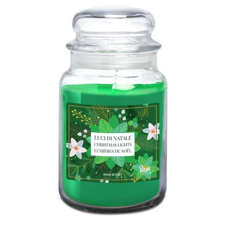 PETALI vonná svíčka ve skle Christmas Lights - hoření 100h