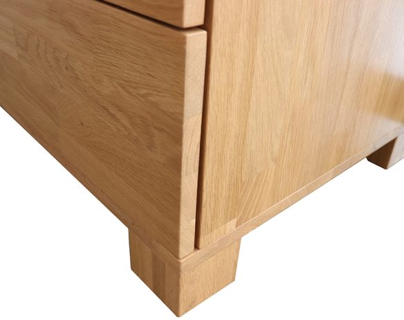 Komoda z masivu Tversted dub cink - výstavní kus