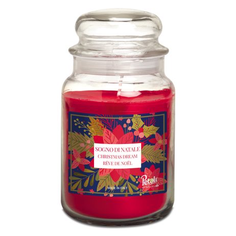 PETALI vonná svíčka ve skle Christmas Dream - hoření 100h